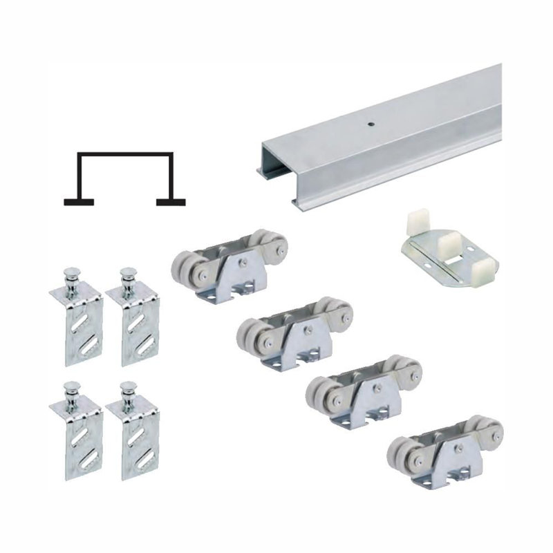 Hettich TopLine 72138 ByPass Door Hardware Kit & Reviews Wayfair